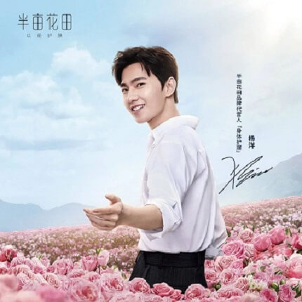 杨洋半亩花田全新品牌代言人