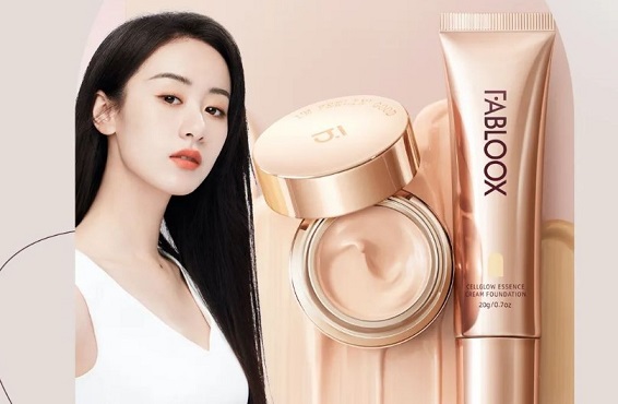 袁冰妍FABLOOX馥碧诗粉霜代言人