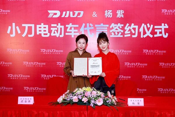 杨紫代言的电动车 杨紫代言的电动车