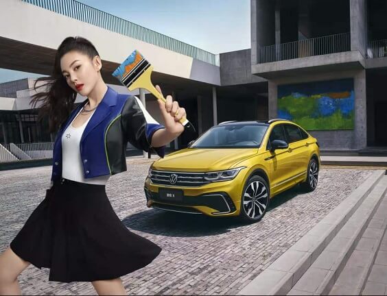 张雨绮 正式成为Tiguan X 途观X代言人!